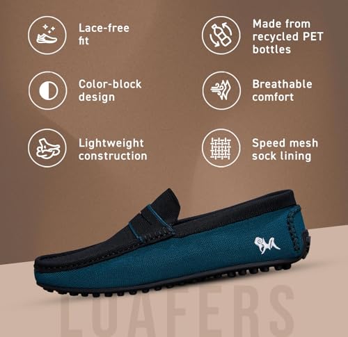 Image of Neeman's ReLive Knit Colorblock Loafer for Men | Breathable Knit Upper Comfortable, Lightweight & Flexible Sole
