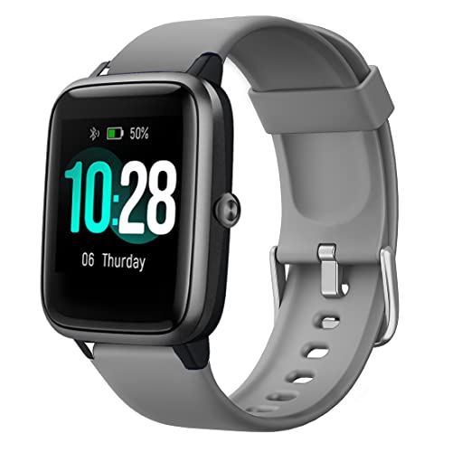 Moorovgi Bracelet Compatible avec SW021,Bracelet de Montre en silicone souple de 19 mm avec Goupille à Dégagement Rapide Pour ID205/ID205S/ID205G/ID215U/SW021/SW023 (gris clair) Cover