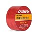 2 in × 20 ft DOT-C2 Red Reflective Tape, Red Micro Prismatic Sheeting Diamond Grade Conspicuity Reflective Safety Tape for Car Truck Trailer.