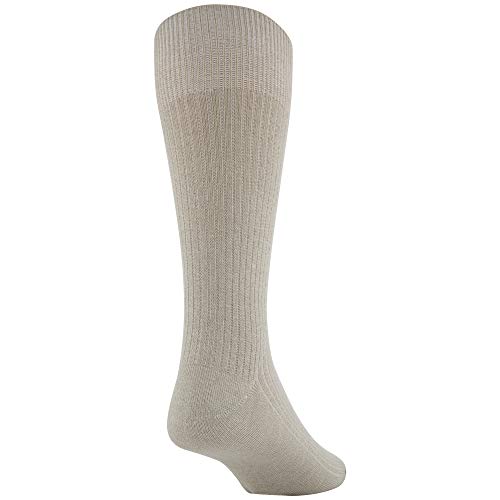 GOLDTOE Men's Stanton Crew Socks, Multipairs, Khaki Marl Assorted, X-Large4