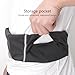 Rooyar Reflective Running Belt Elastic Waist Pack Phone Holder Running Waist Bag with Headphone Hole for Walking Cycling Hiking