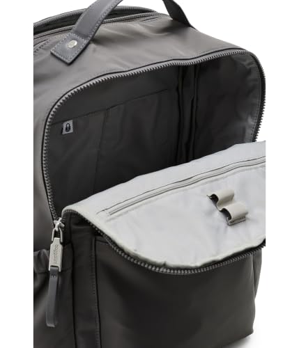 Image of Baggallini Women's Tribeca Expandable Laptop Backpack Opal Grey Twill One Size