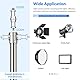 NEEWER 79/2m Edelstahl Lichtstativ,federgepuffertes Hochleistungs Fotografiestativ mit 1/4 bis 3/8 Universal Schraubadapter für Blitz, LED Videolichter, Ringlichter, Einzellichter, Softboxen