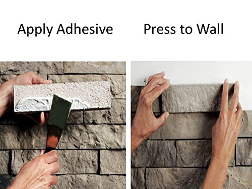 AirStone Primary Wall Stones: Spring Creek Color Blend, Manufactured Stone Wall Covering, Indoor & Outdoor Home Décor - Thumbnail 2