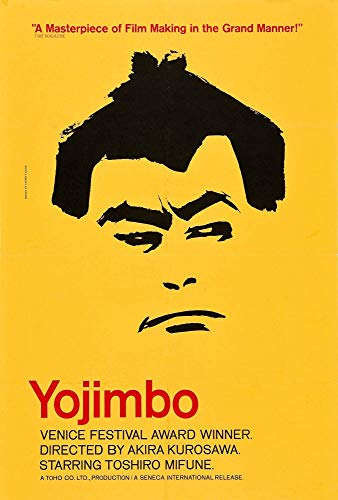 Image of Tallenge - Yojimbo - Akira Kurosawa Japanese Cinema Masterpiece Movie Poster - Small Poster(Paper,12 x 17 inches, MultiColour)