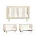 Babyletto Hudson 3-in-1 Convertible Crib, Washed natural
