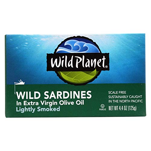 Wild Planet Wild California Sardine in Extra Virgin Olive Oil, 4.375 Ounce - 12 per case.12 image 3
