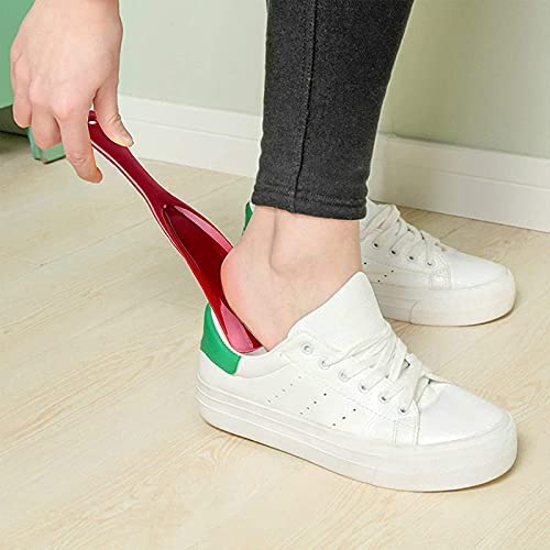 4 Pcs Plastic Shoe Horn, Short Handle Shoehorn Boot Horn Portable Shoe Horn Spoon Lazy Shoe Helper Shoe Dressing Aid For Men Women Kids Disabled Elderly Trainers Boots (19.5Cm) Durable And Deft #TOP4