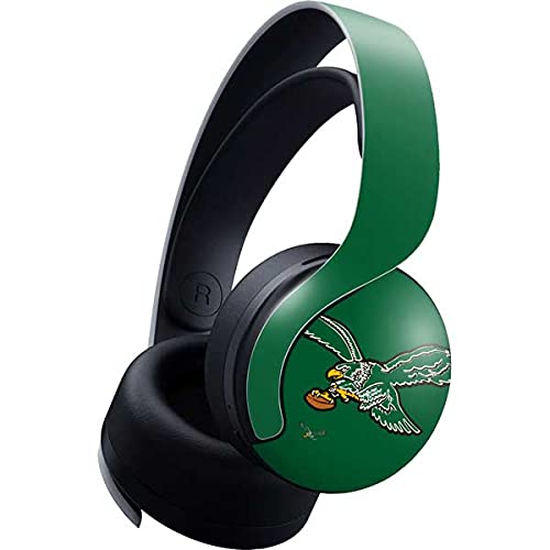 Skinit Decal Gaming Skin Compatible with Pulse 3D Wireless Headset for PS5 - Officially Licensed NFL Philadelphia Eagles Retro Logo Design