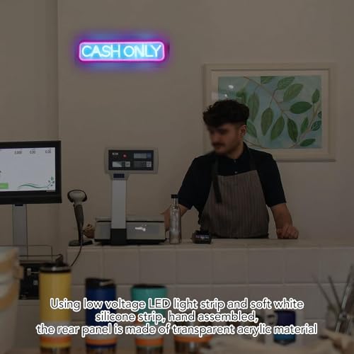 Señal de neón solo efectivo LED luz de neón para señalización comercial en tienda y hotel 4