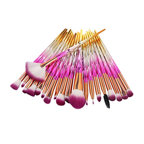 Preisvergleich Produktbild LSAltd 20 STÜCKE Make Up Foundation Augenbrauen Eyeliner Erröten Kosmetische Concealer Pinsel