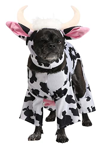 Disfraz para perro Cow Talla S multicolor miniatura 2