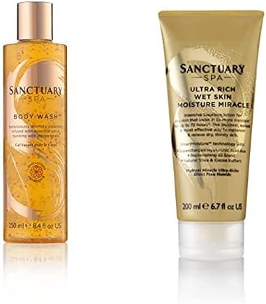 Sanctuary Spa Body Wash and Ultra Rich Wet Skin Moisture Miracle Body ...