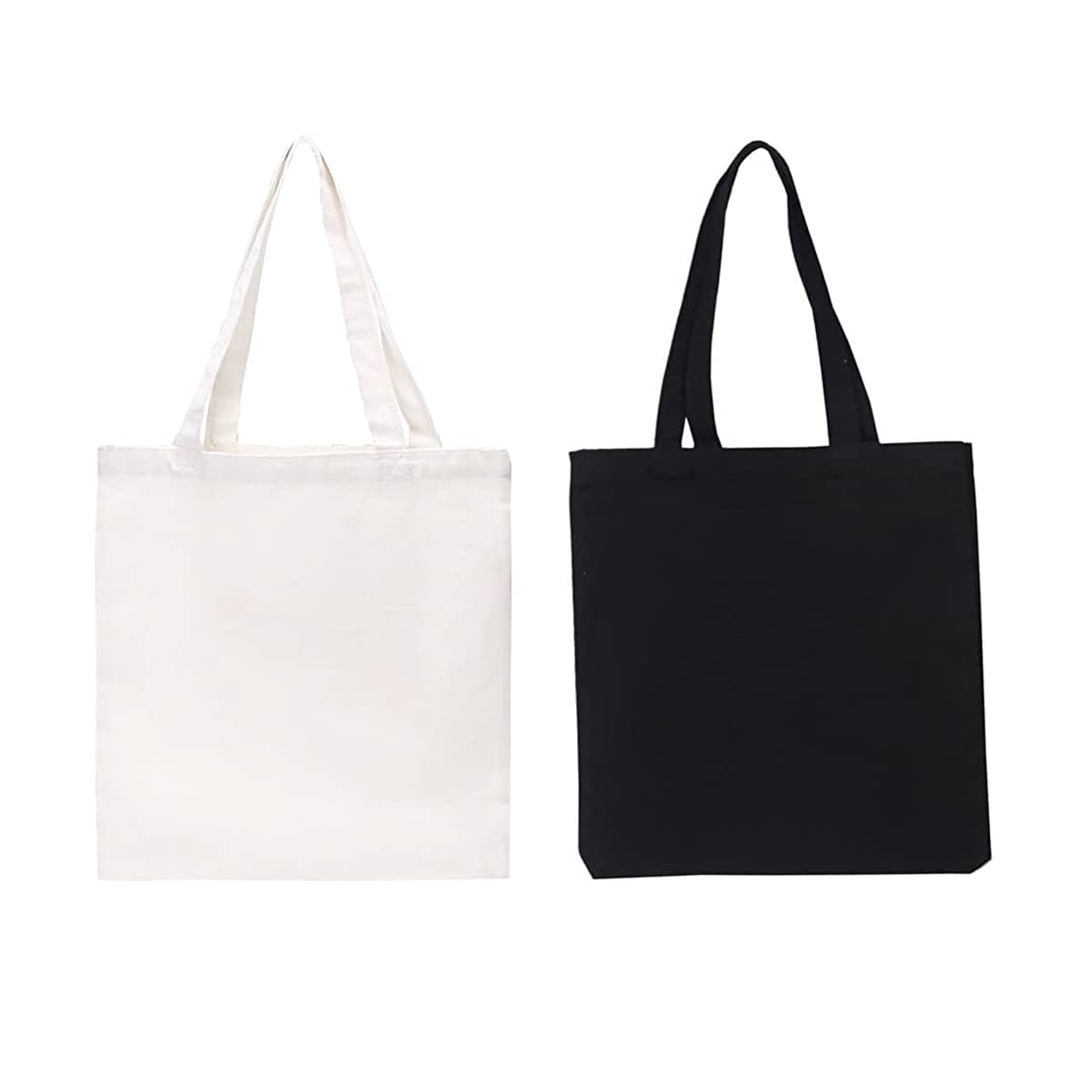 Clapcart Reusable Tote Bag set of 2 for for Women/Girls | Multipurpose 100% Organic Cotton Printed Tote Bags | Shopping/Grocery Bag | Sturdy Canvas Bag with 12kgs Capacity (Black and White) (B0C6FJF2FG) Amazon Price History, Amazon Price Tracker