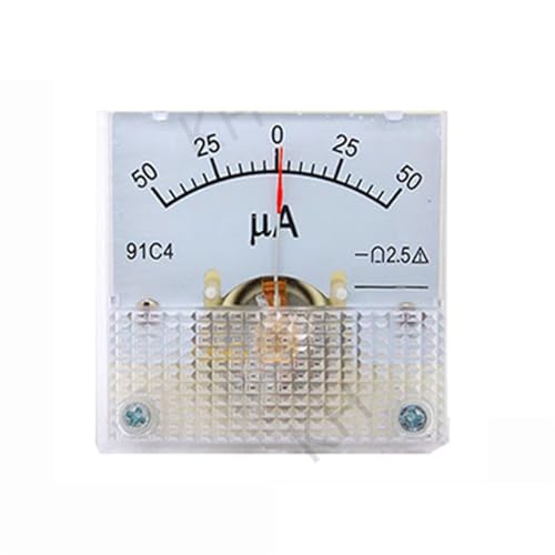 Ampèremètre 91C4-UA pointeur CC 200UA à cadran analogique