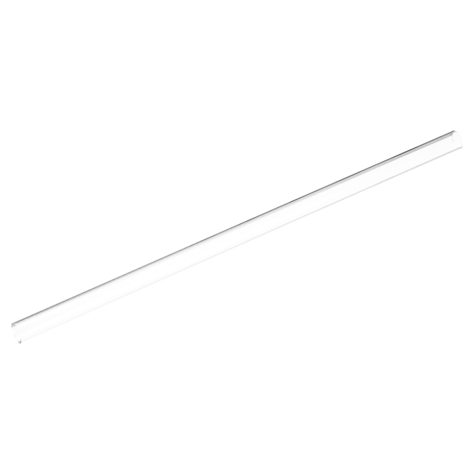 uxcell 2pcs Clear Rigid Tubing Pipe 10mm ID x 13mm(1/2") OD 1Ft(305mm) Round Plastic Polycarbonate Tube