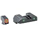 AmeriGlo Spartan Tactical Operator Front/Rear for Glock 42 and 43 Sight, Green/Orange