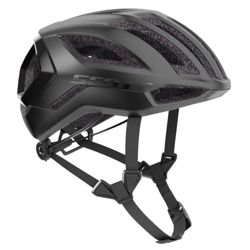 Scott Centric Plus Rennrad Fahrrad Helm Stealth schwarz 2022: Größe: L (59-61cm)