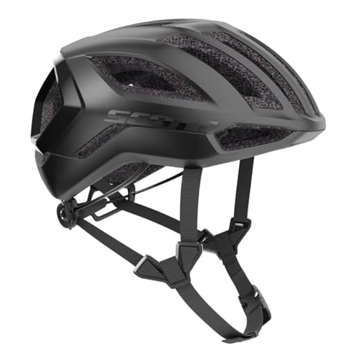 Scott Centric Plus Rennrad Fahrrad Helm Stealth schwarz 2022: Größe: L (59-61cm)