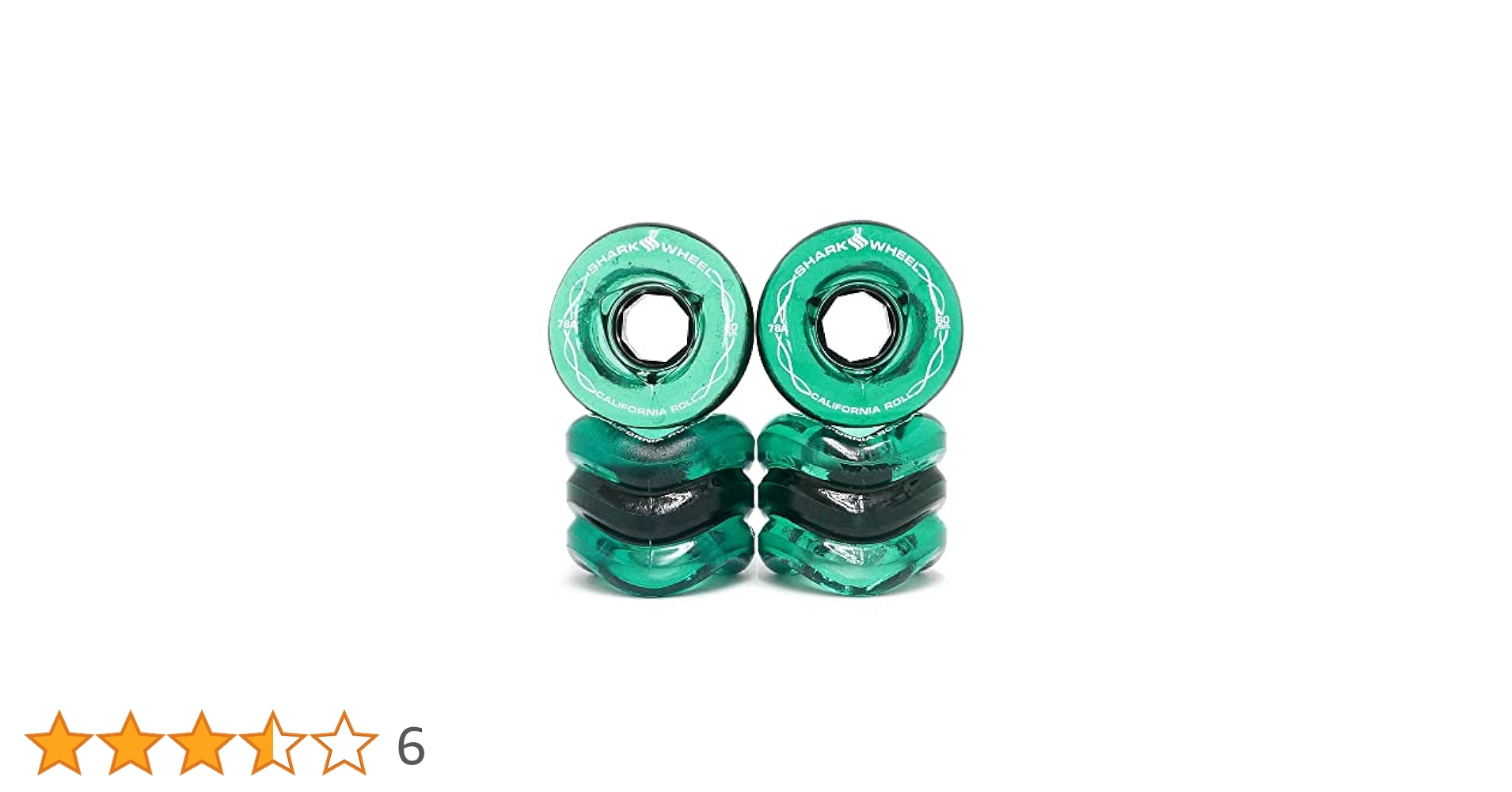 SHARK WHEEL 60mm シャークウィール アウトレット品 グリーン Amazon | クルージング用 SHARK WHEEL SOFT WHEEL シャーク