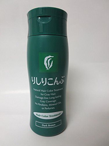 Rishiri Kombu Hair Color Treatment 200g Dark Brown miniatura 1