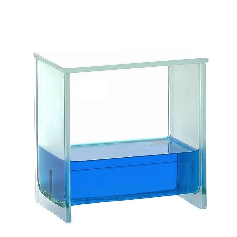 TLC Developing Tank Lab Double Developing Chamber Heavy-Duty Molded Solvent Glass Staining Chamber Dimension(L*H) 100 * 100mm