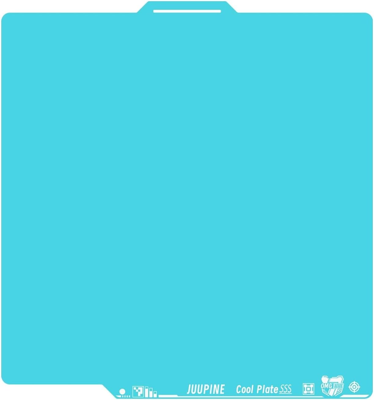 SAHVAIM 2.0 Upgraded OMG Cool Plate for Bambu Lab P1S/P1P/A1/X1C - 257x257mm Thicker Magnetic Bamboo Bed, Supertack Smooth PEI for PLA PETG