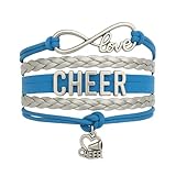 Cheer Bracelet- Girls Cheerleading Bracelet- Cheer Jewelry - Perfect Gift For Cheerleader, Cheer Mom or Team