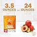 Jungle Powders Freeze Dried Peach Powder 3.5 Ounce Bag Powdered Peaches Peach Powder for Baking Peach Flavoring Freeze Dried Fruit Powder No Sugar Added Filler Free Dehydrated Peaches