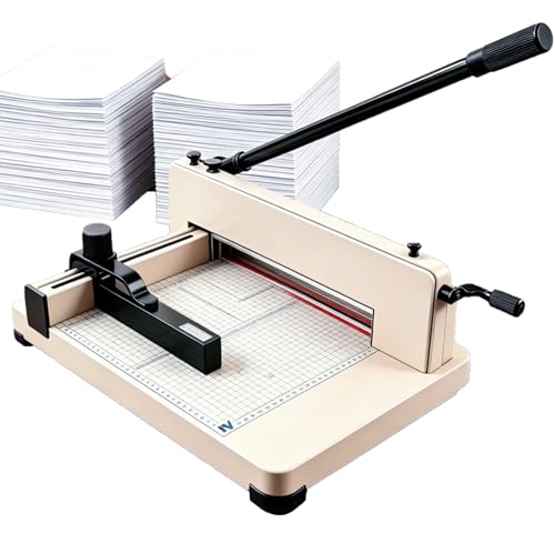 Coupe-papier empilable A4 pour 400 feuilles avec règle de précision intégrée