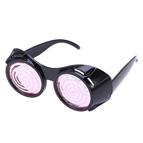 Adereços para cabine fotográfica para festas, óculos engraçados, óculos de globo ocular (preto) deco