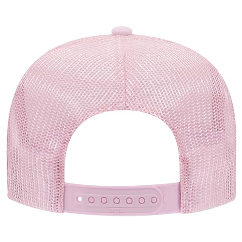 Image of OTTO Polyester Foam Front 5 Panel High Crown Mesh Back Trucker Hats in 97, Bulk, Wholesale
