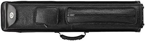 Southern Game Rooms 4X6 C46A Hard Pool Cue Case Black w/Black Crocodile Textured Accents