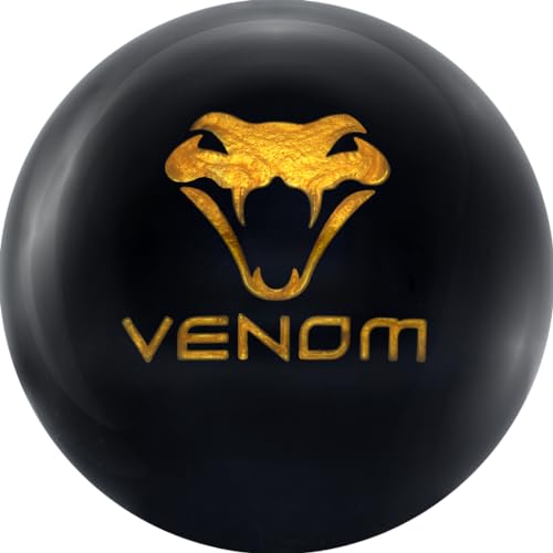 Bowlerstore Products Motiv PRE-DRILLED Black Venom Bowling Ball 15lbs