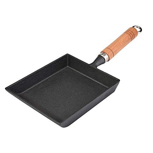Omelette Pan Nonstick Egg Pan Mini Frying Pan Iron Omelette Pot Tamagoyaki Wooden Handle