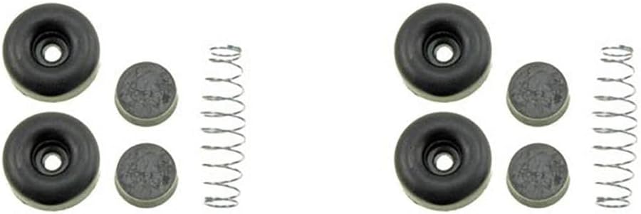 Drum Brake Wheel Cylinder Kit Front Rear fits Packard Model 2003, 2004, 2005, 2000, 2001 1942 Replacement 2275536, 3207693, 3549808 4 Pcs