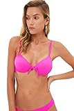TRENDYOL Bikinioberteil - Rosa - Unifarben