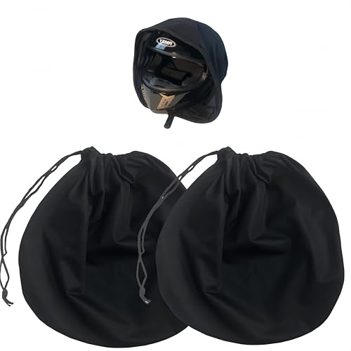 HJYDGJ Lot de 2 sacs pour casque et moto - Noir - Sac d'équitation - Casque de vélo - Casques de ski - Basketball - Fitness - Extérieur
