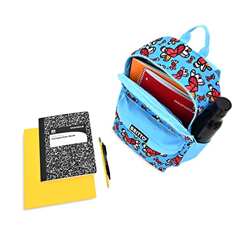 Britto Romero 15" Polyester Twill Backpack, Flying Hearts4