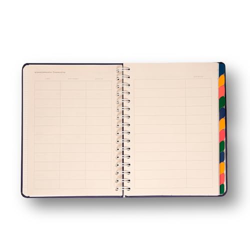Planner Permanente Wire-o Bossa Nova Semanal Notas A5 Boemia, Cicero