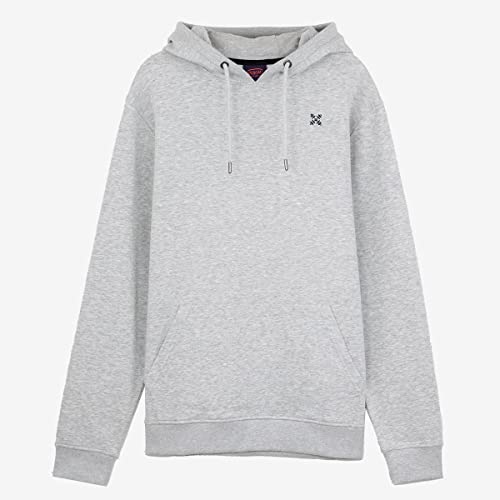 OXBOW P0SWOOD Sweat à Capuche enfilable Essentiel Gris Chiné Cover