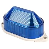Nxtop Industrial AC 110V Blue LED Warning Light Bulb Signal Tower Lamp Steady Flash (N-3051 110V AC)