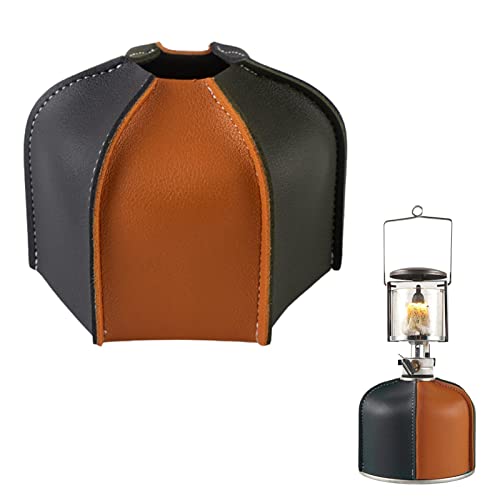 ガス缶カバー レザー OD缶 カセットガス 保護 カバー ケース 収納 ガスタンク保護ケース ガスボンベレザーカバー 燃料シリンダー収納バッグ おしゃれ アウトドア キャンプ グッズ
