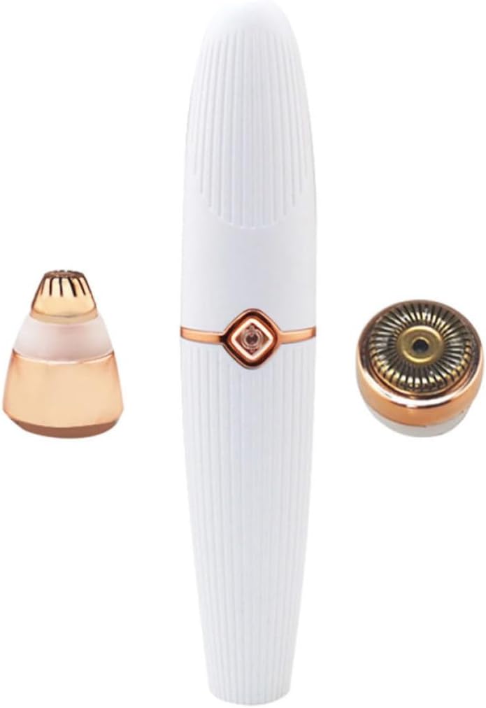 Electric Razor for Women Rechargeable Hair Removal Tool with 600mah Battery White Abs Material Convenient and No Bumps Eyebrow Trimmer for Ladies Personal Groomer