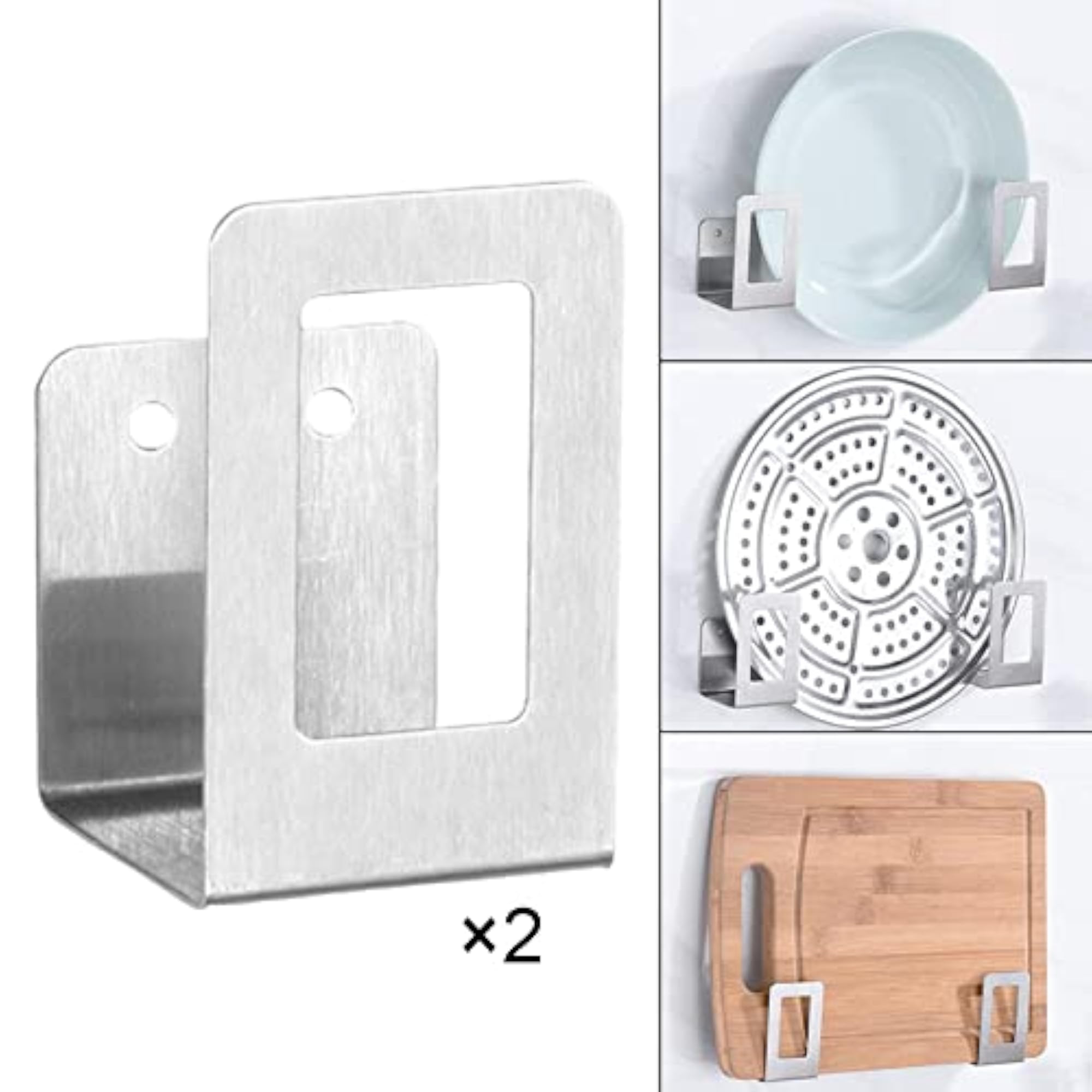 Multipurpose Drying Stands for Pantry, Silver