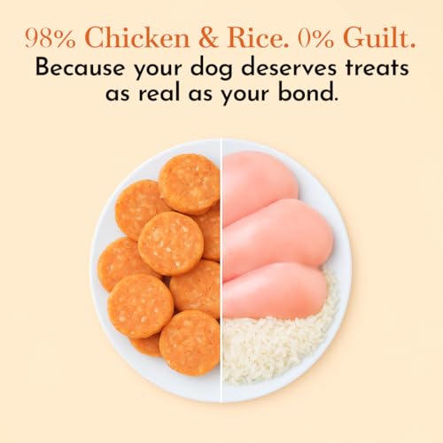 Image of Pets Empire O'Dog Delicious Fresh Natural Pet Snacks, Dog Treats for All Life Stages (Chicken & Rice Treat) (420 gm)