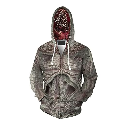 JCYY Unisex Anime Hoodies Pullove Tröjor Sweatshirt Pop Topp Tillfällig Hoody med Ficka Cosplay Kostym Födelsedag Gåva för Herr Kvinnor Pojkar Flickor Barn,Monster,3XL