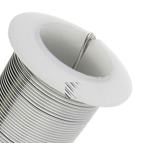 Image of The Beadsmith Wire Elements 16-Gauge Lacquered Tarnish-Resistant Copper Wire for Jewelry Making, 8 Yard, 7.32 Meter Spool (Titanium Color)