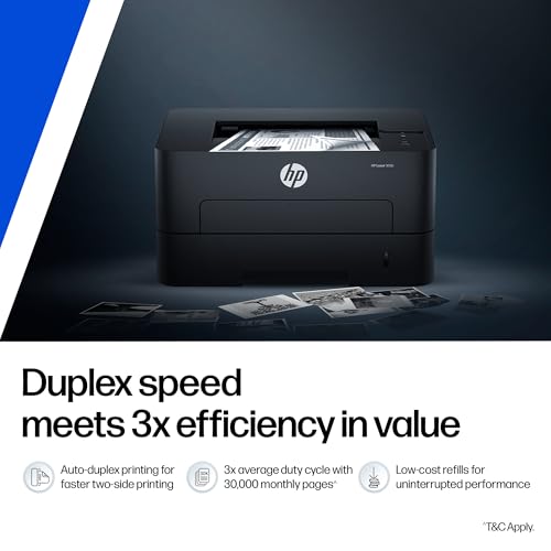 Image of HP 303d Auto Duplex Laser Printer (New Launch), 30 PPM, 256 MB Memory, USB 2.0, Black