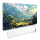 Durable MTG Playmat TCG Playmat with Zone and Locking Edges for MTG Gaming - Includes Waterproof Storage Bag (playmat (44),Without Zone)